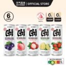 Chi Forest 元气森林 Zero Sugar Soda Sparkling Water 330ml × 6 Cans (Genki Forest)