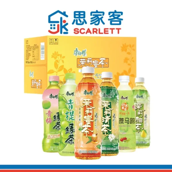 KANG SHI FU Fruit Tea/ Juice/ Tea Series (箱) 康师傅果茶/果汁/茶系列 500ml x 15
