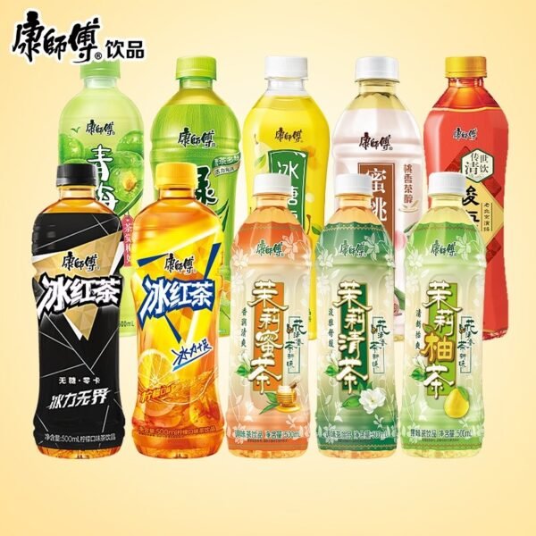 KANG SHI FU Fruit Tea/ Juice/ Tea Series (箱) 康师傅果茶/果汁/茶系列 500ml x 15 - Image 2