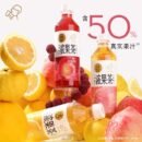 HEYTEA Fruit Tea 喜茶 50% 浓果茶/轻果茶饮料 450ml