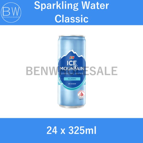 Ice Mountain Sparkling Water Can (Lemon/Peach/Grapefruit/Classic) (24 x 325ml) - Image 5
